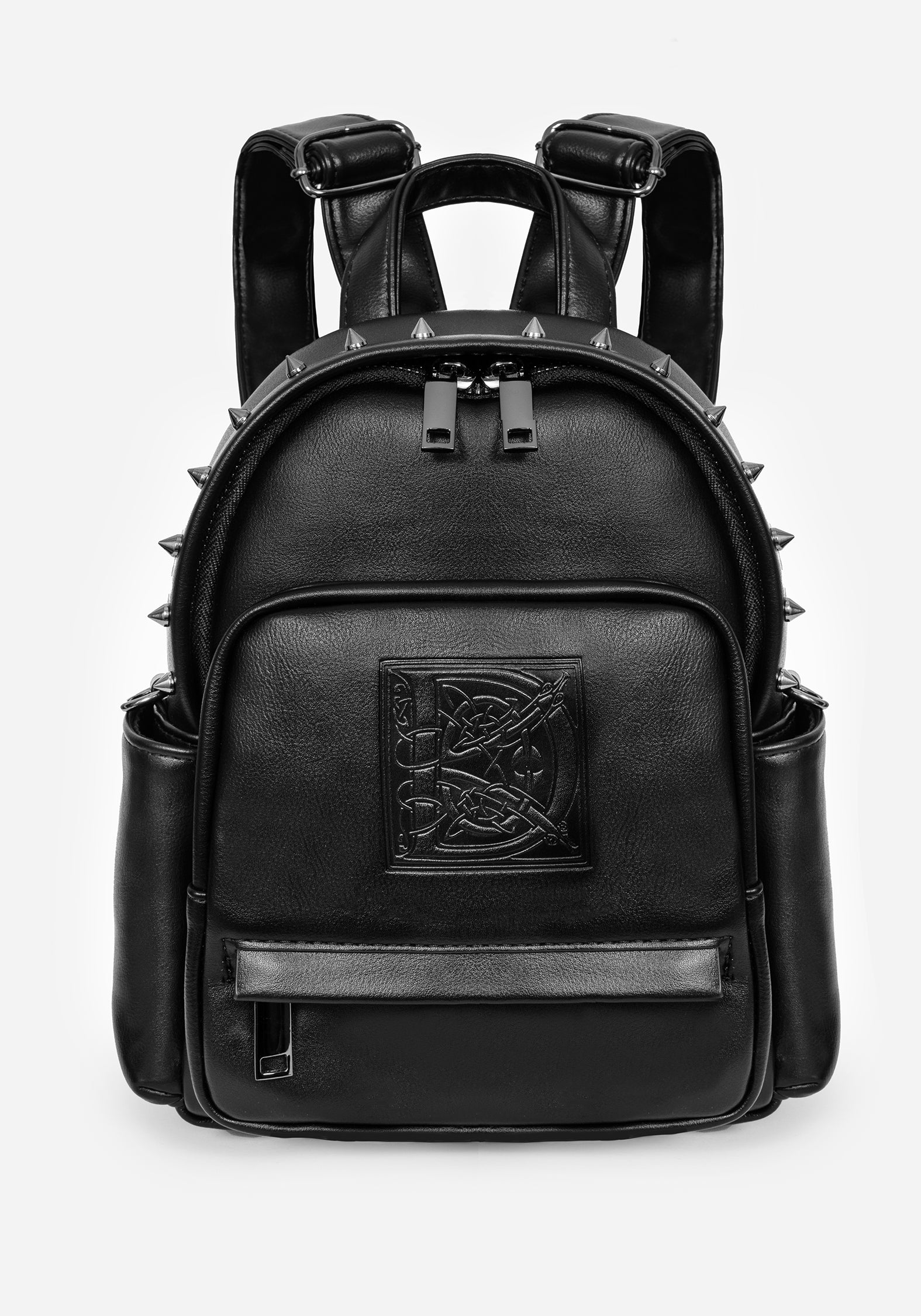 Faux Leather Mini Backpack with Adjustable Straps | Illuminate