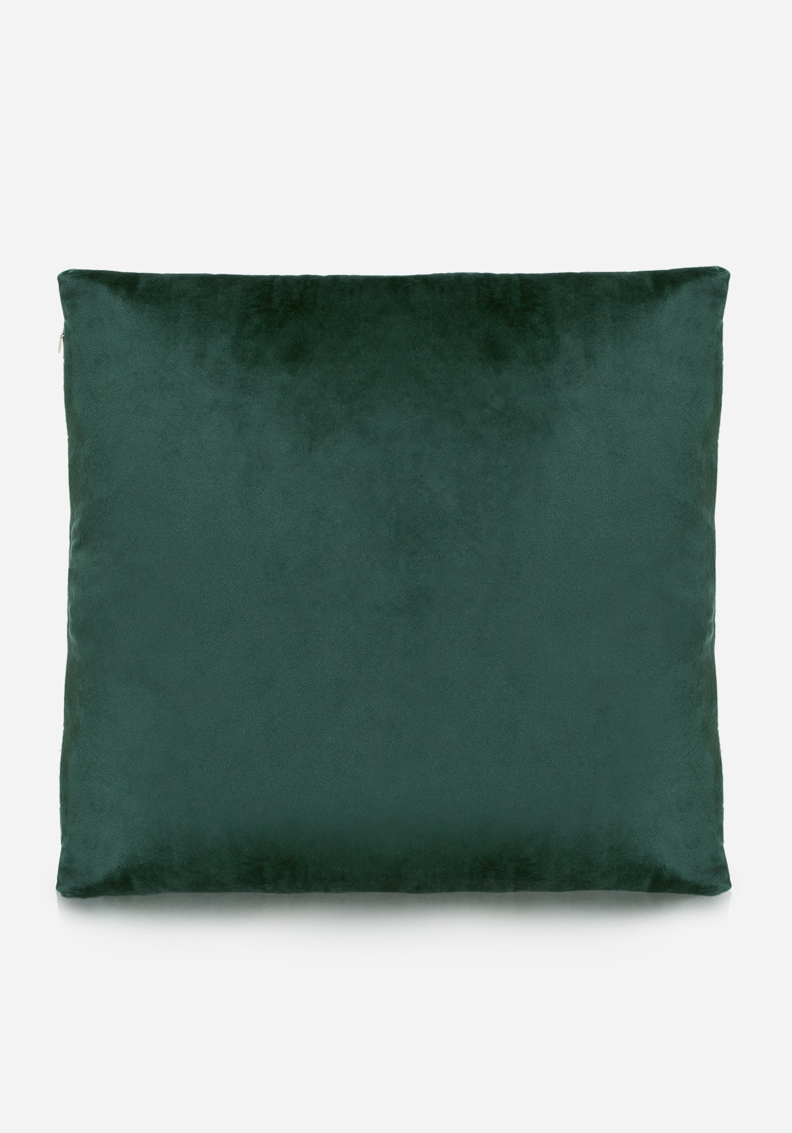 Green Velvet Celestial Mushroom Cushion with Gold Embroidery | Faefire