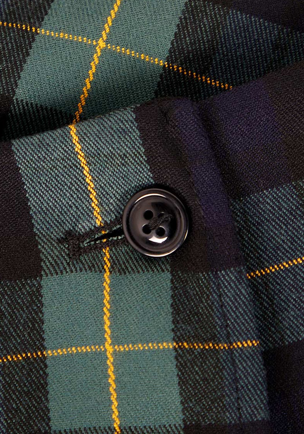 Wrap Mini Skirt with Check Pattern & Split Front | Creed