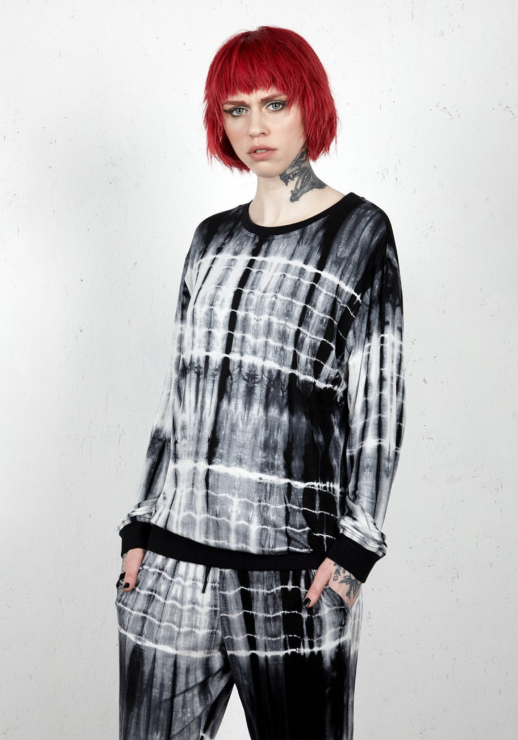 Tie Dye Long Sleeve Top for Loungewear & Sleepwear | Cyclone