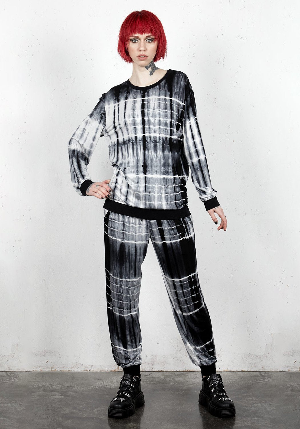 Tie Dye Long Sleeve Top for Loungewear & Sleepwear | Cyclone