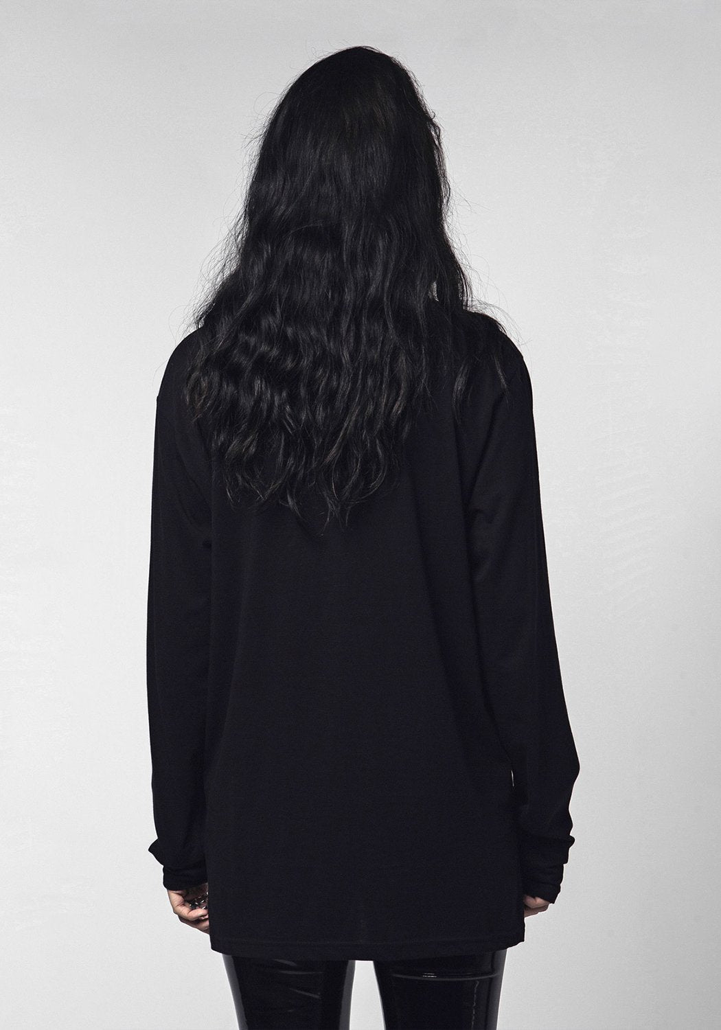 UFO Print Long Sleeve T-Shirt 'I Want To Leave' | Soft Cotton Tee