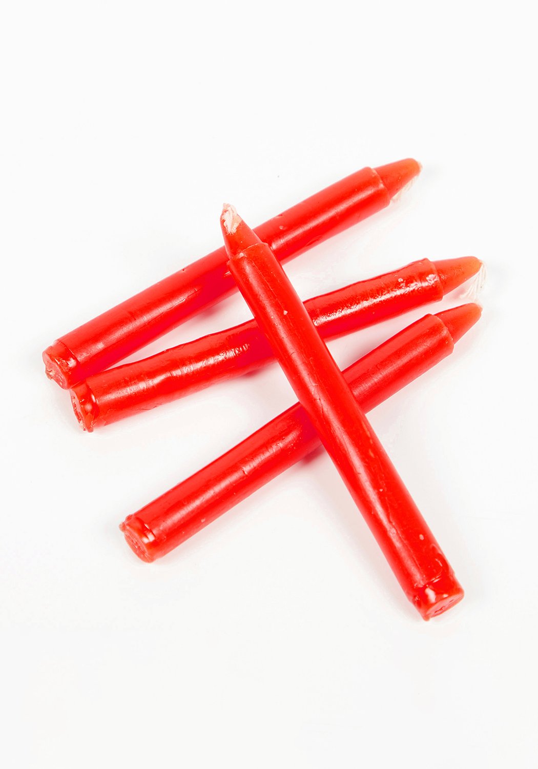 Red Ritual Candles 4 Pack for Magick & Spells | Crying Mary Fit