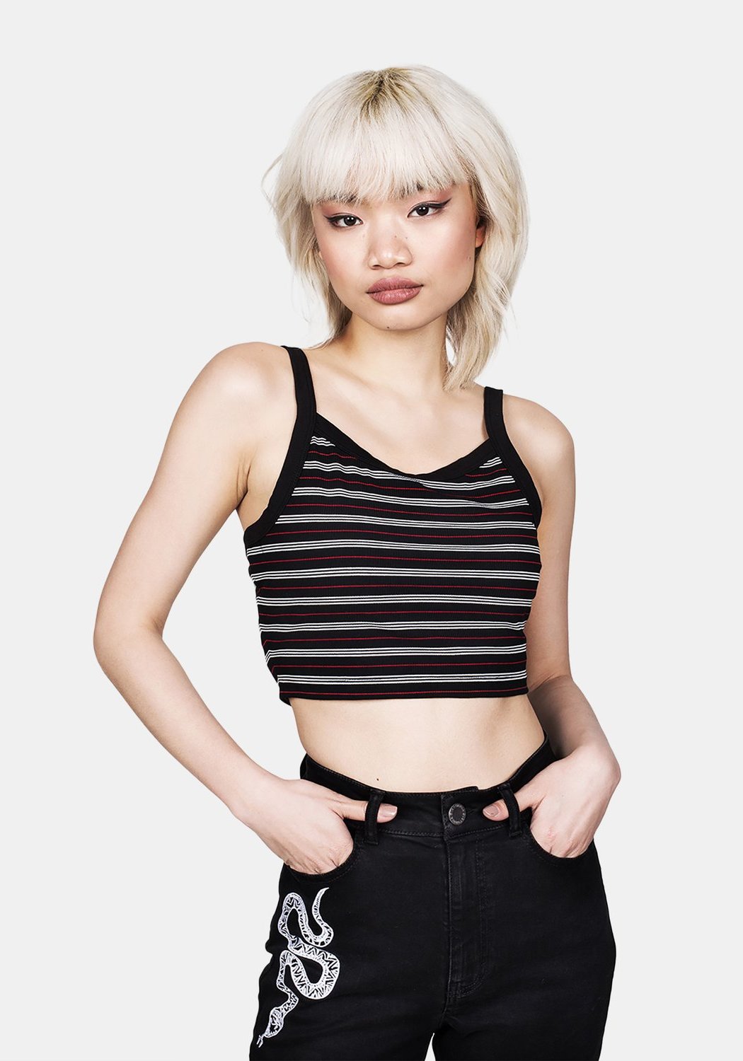 Ribbed Crop Vest for Women | Fitted & Stretchy | Liv
