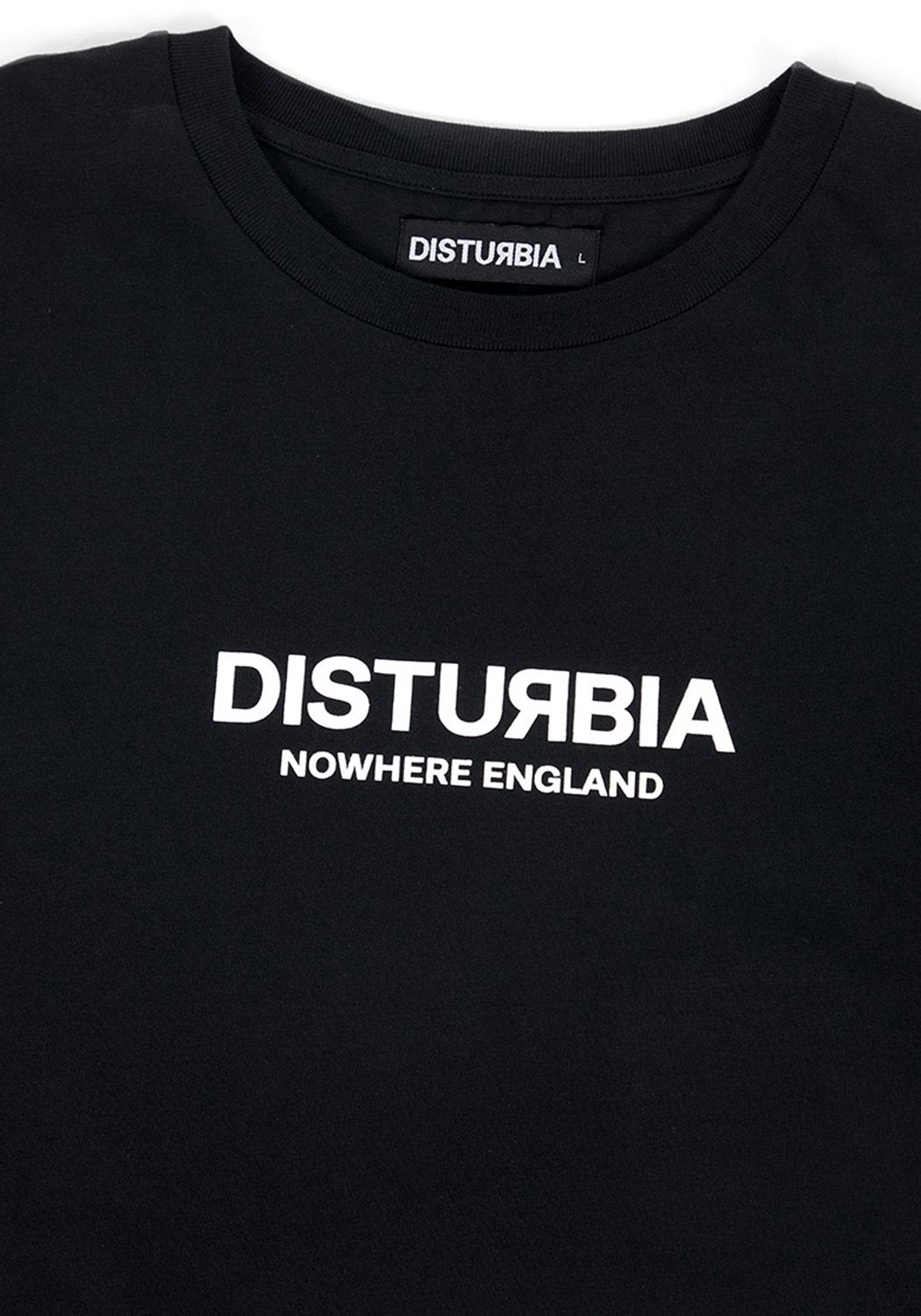 Black Cotton Logo T-Shirt with Slogan | Unisex Classic Tee
