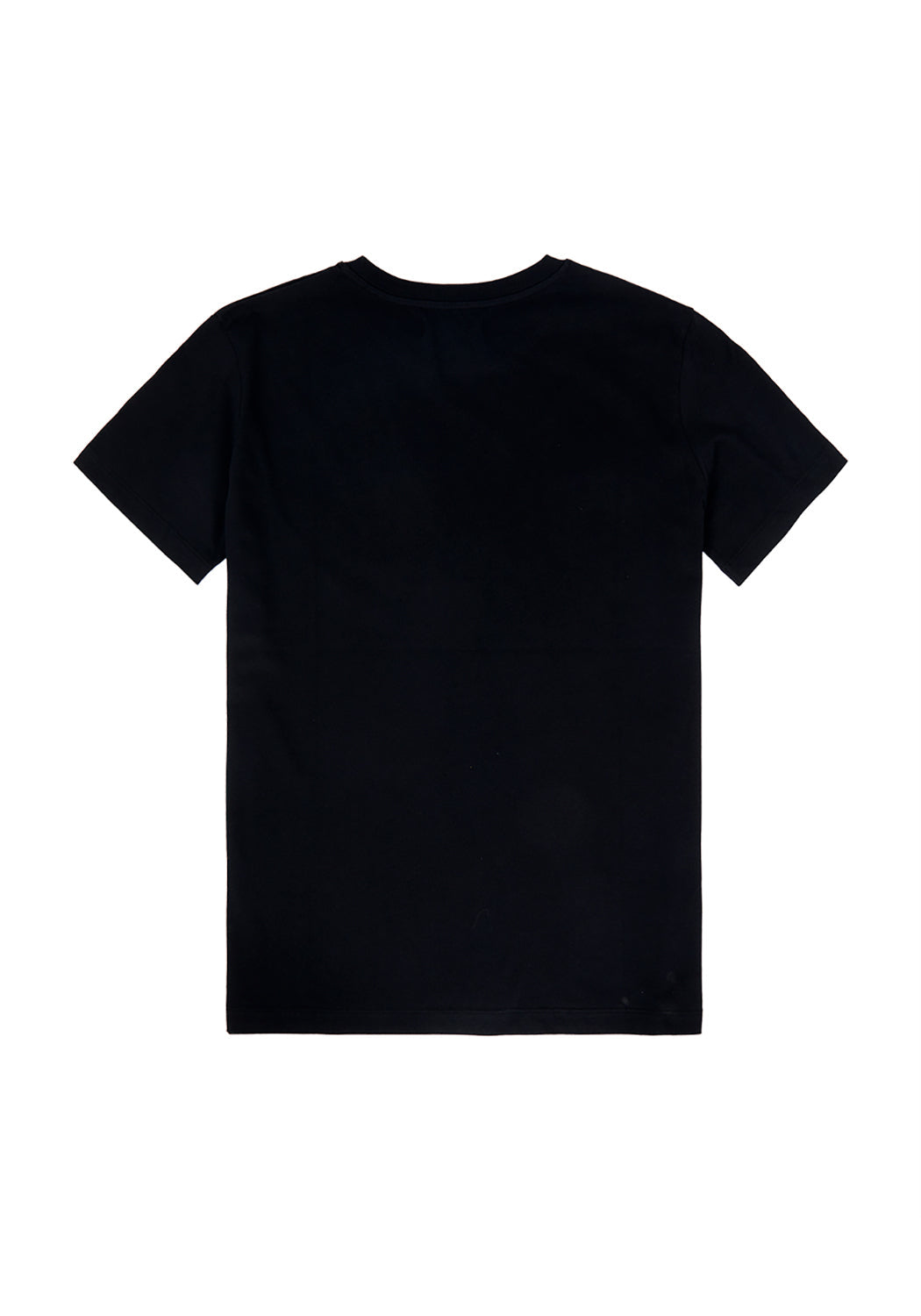 Black Cotton Logo T-Shirt with Slogan | Unisex Classic Tee