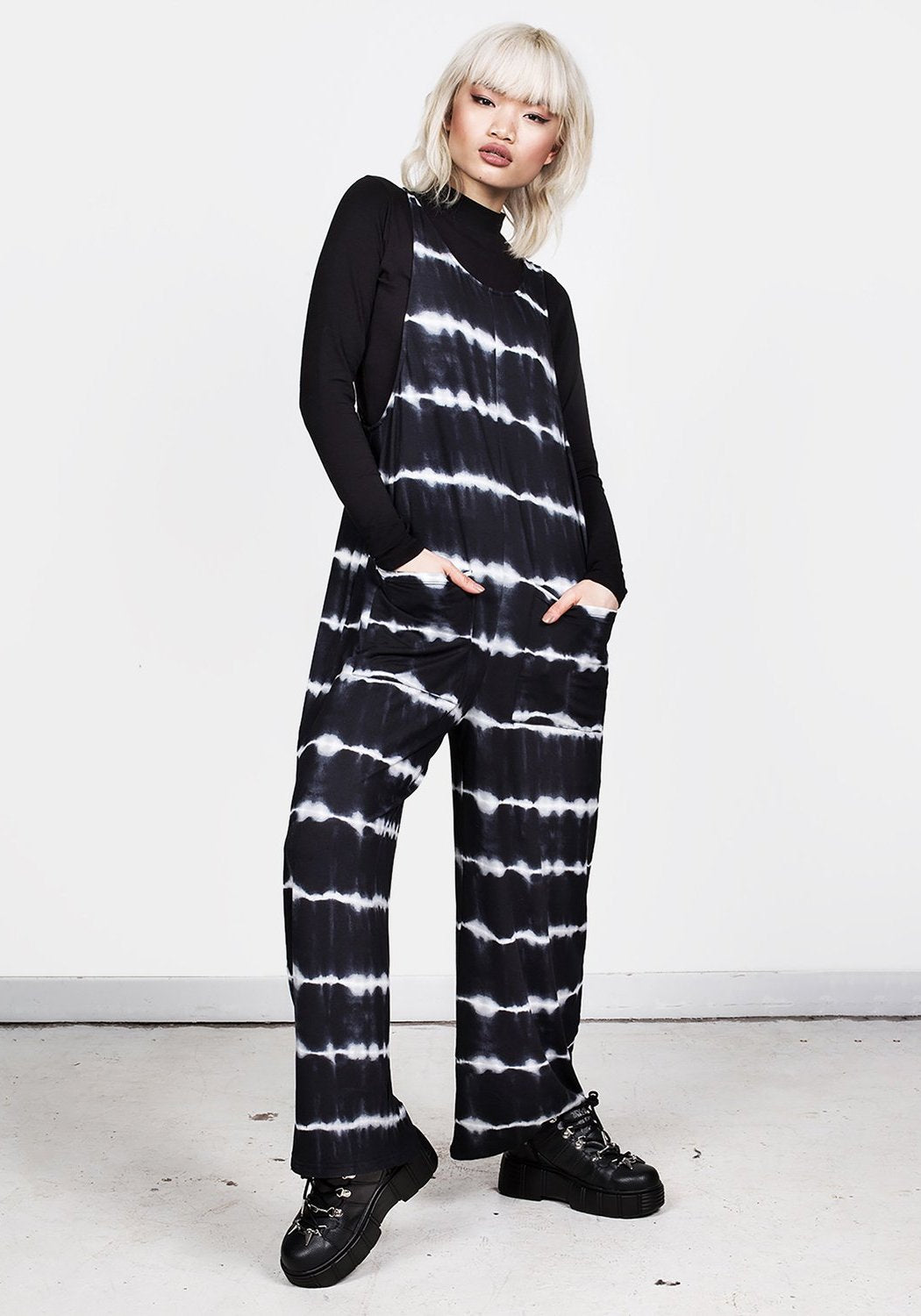 Tie-Dye Dungarees for Women | Soft & Relaxed Fit | Neuron