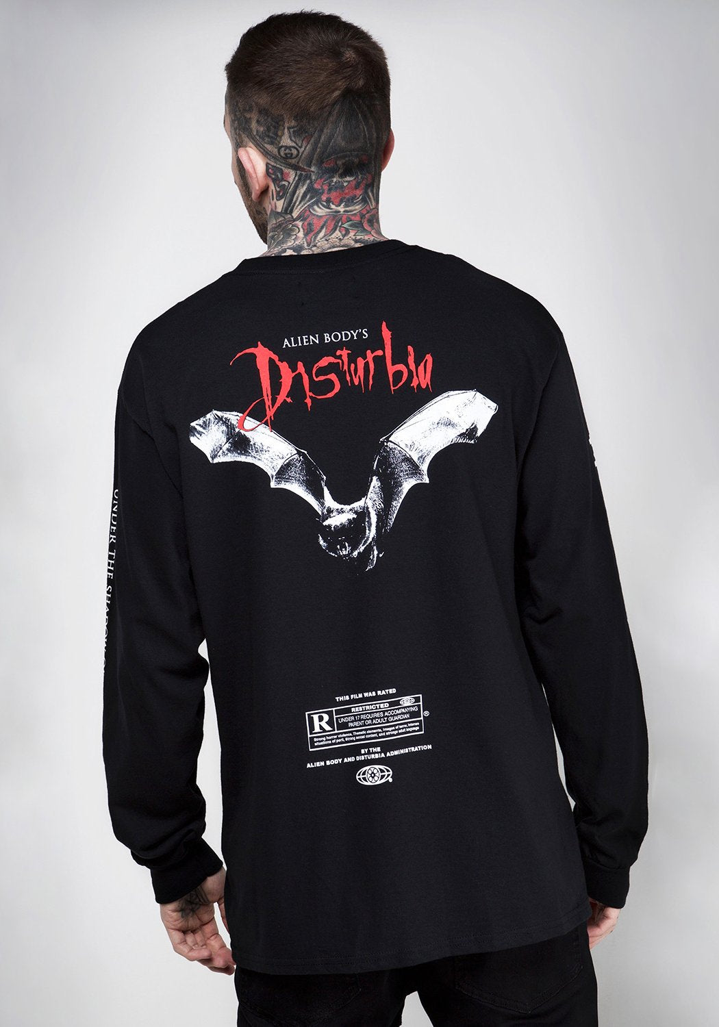 Gothic Vampire Long Sleeve T-Shirt | Transylvaniac Unisex Cotton Tee