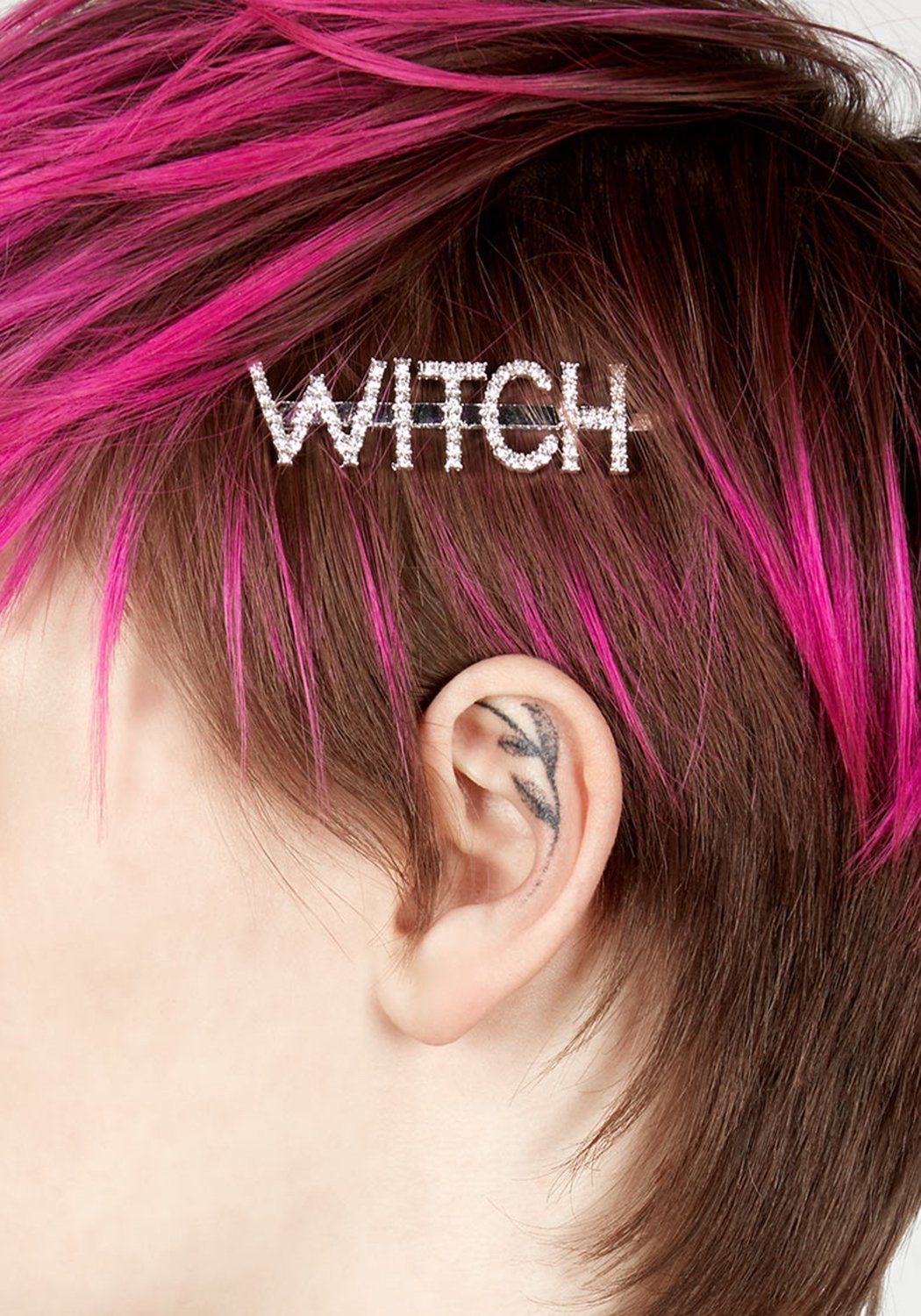 Witch Rhinestone Hair Clip for Statement Styles | 6.5cm Sparkling Slide