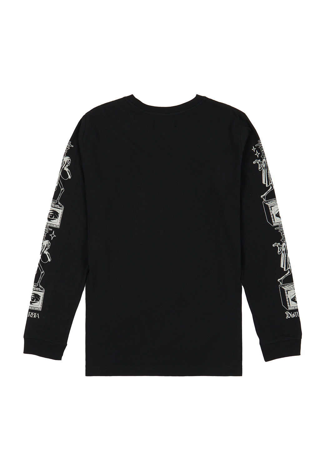 Alternative Graphic Long Sleeve Tee with Mystical Prints | Nightmare