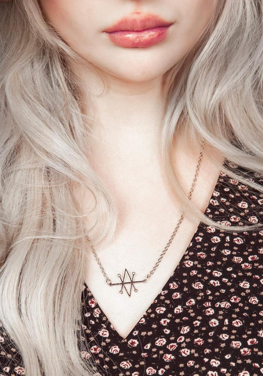 Azazel Sigil Necklace with Adjustable Chain | Stainless Steel Pendant