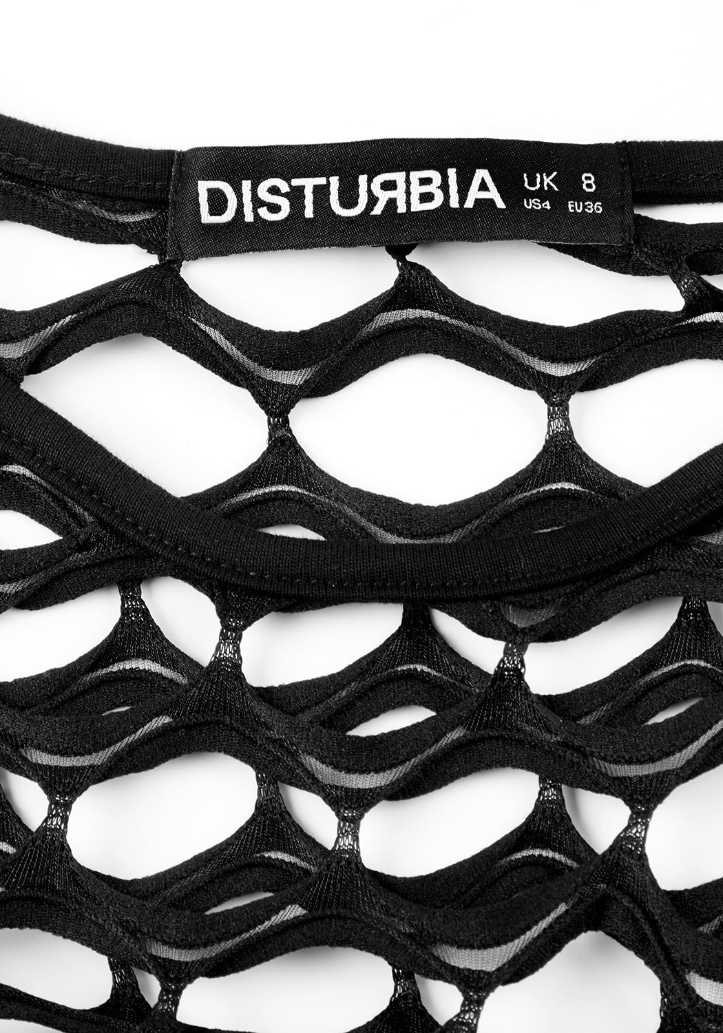 Wide Mesh Fishnet Top with Long Sleeves & Cotton Trim | Snare