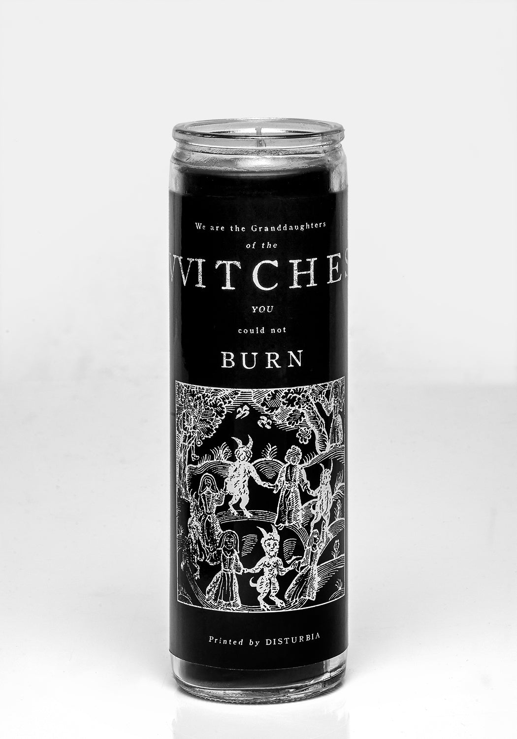 Witchy 7-Day Black Candle for Spells & Altars | Gothic Home Decor