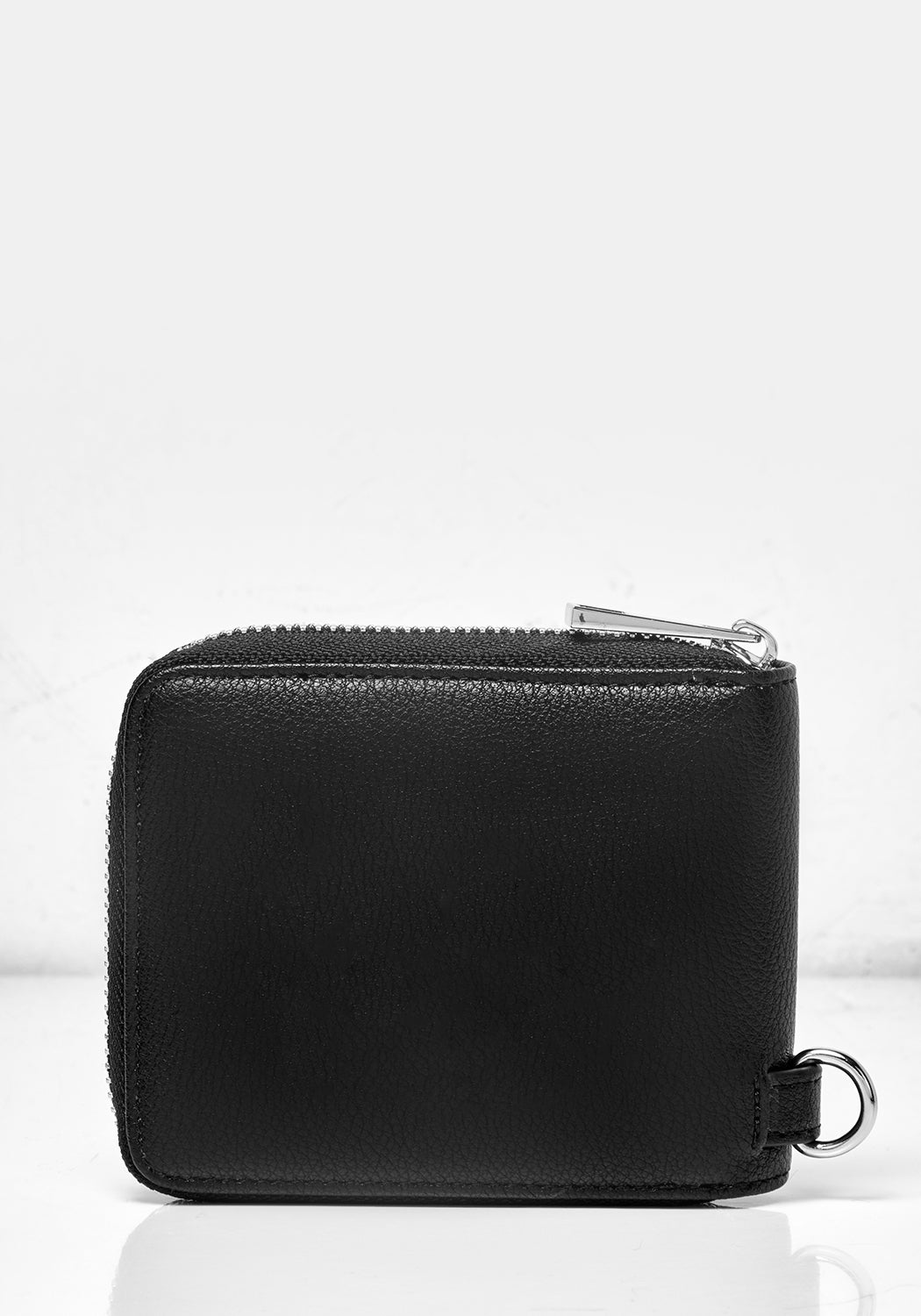 Skull Design Faux Leather Zip-Around Wallet | DIS WALLET