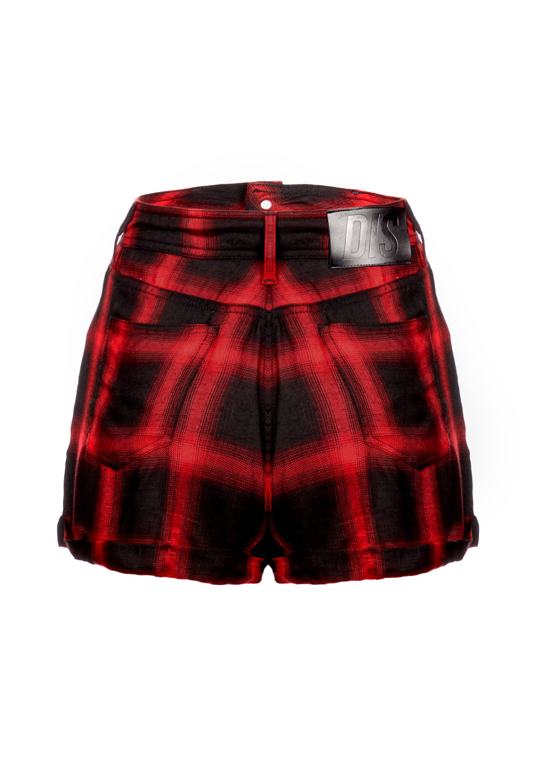 Vintage Wide Leg Shorts with Turn-Up Hems | Villain