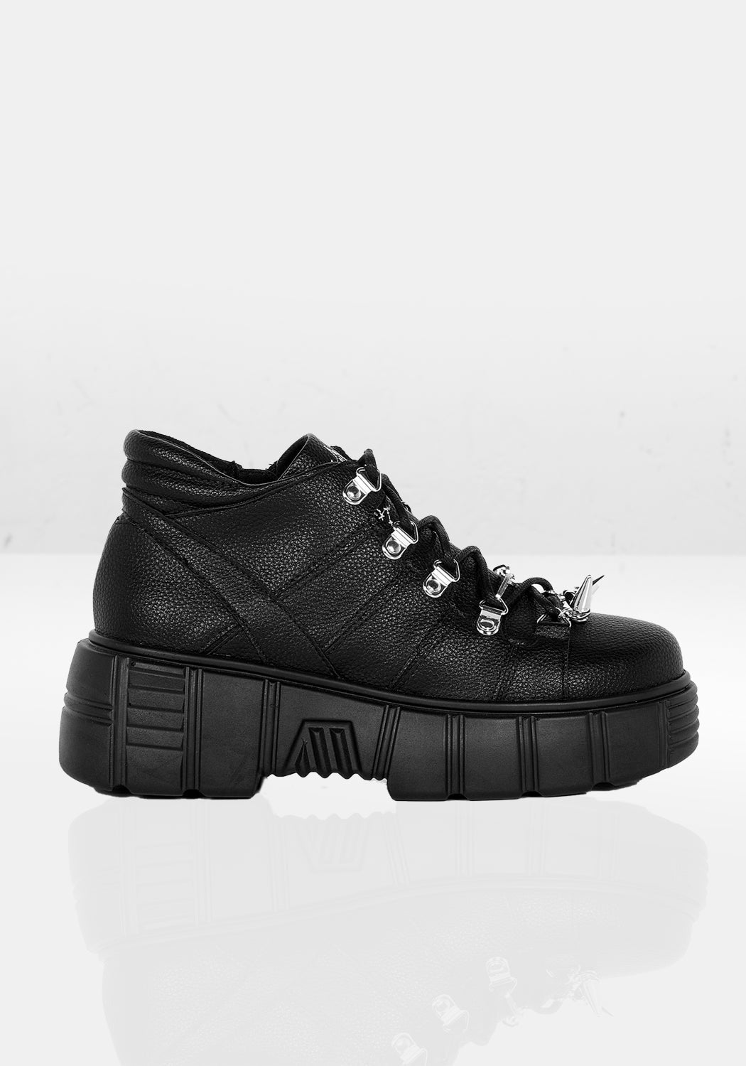 Platform Trainer Boot with Chain Details & Padded Ankle | Disturbia