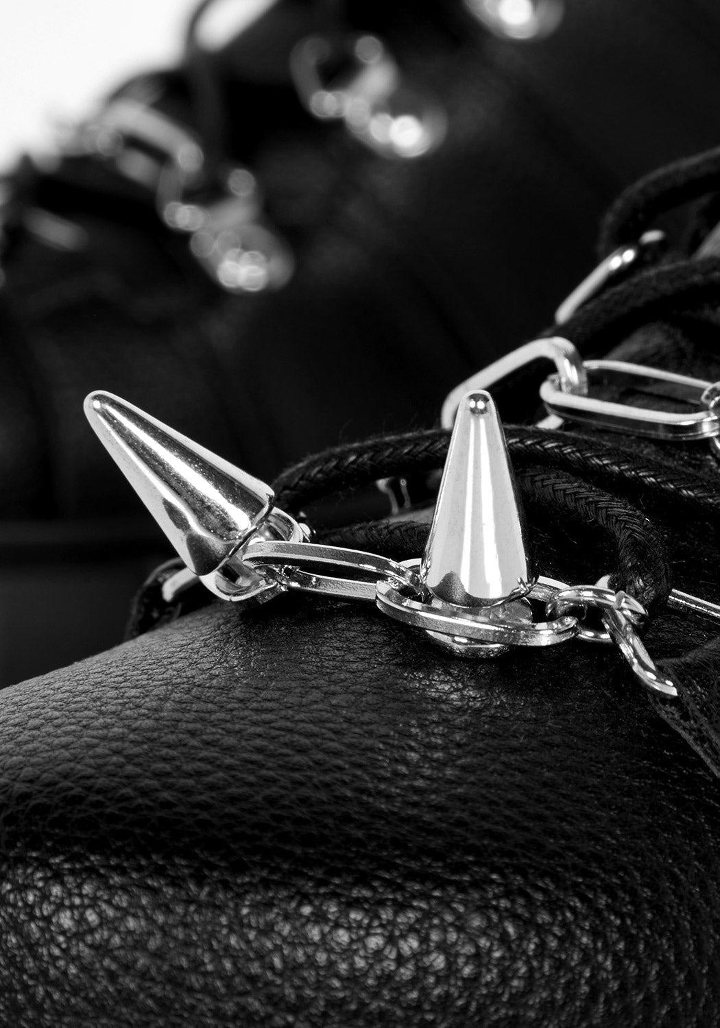 Platform Trainer Boot with Chain Details & Padded Ankle | Disturbia