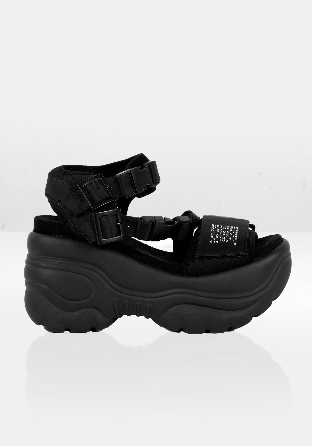 Glitch Platform Sandals with Cushioned Support & Adjustable Straps