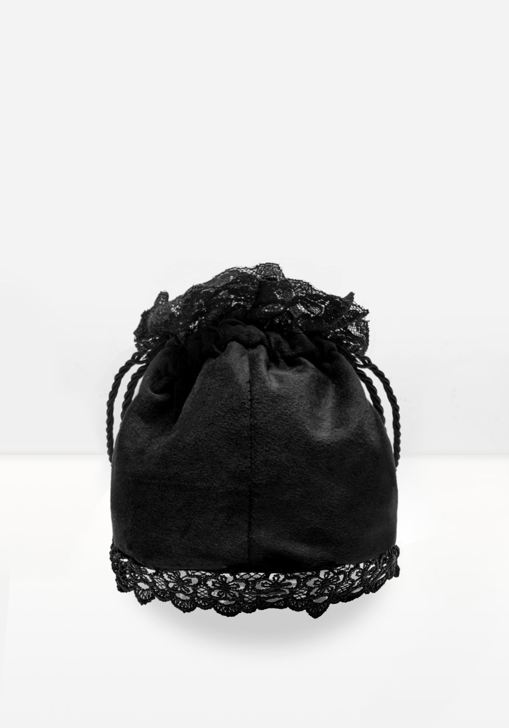 Gothic Victorian Velvet Pouch Bag with Lace & Charms | Lovelace