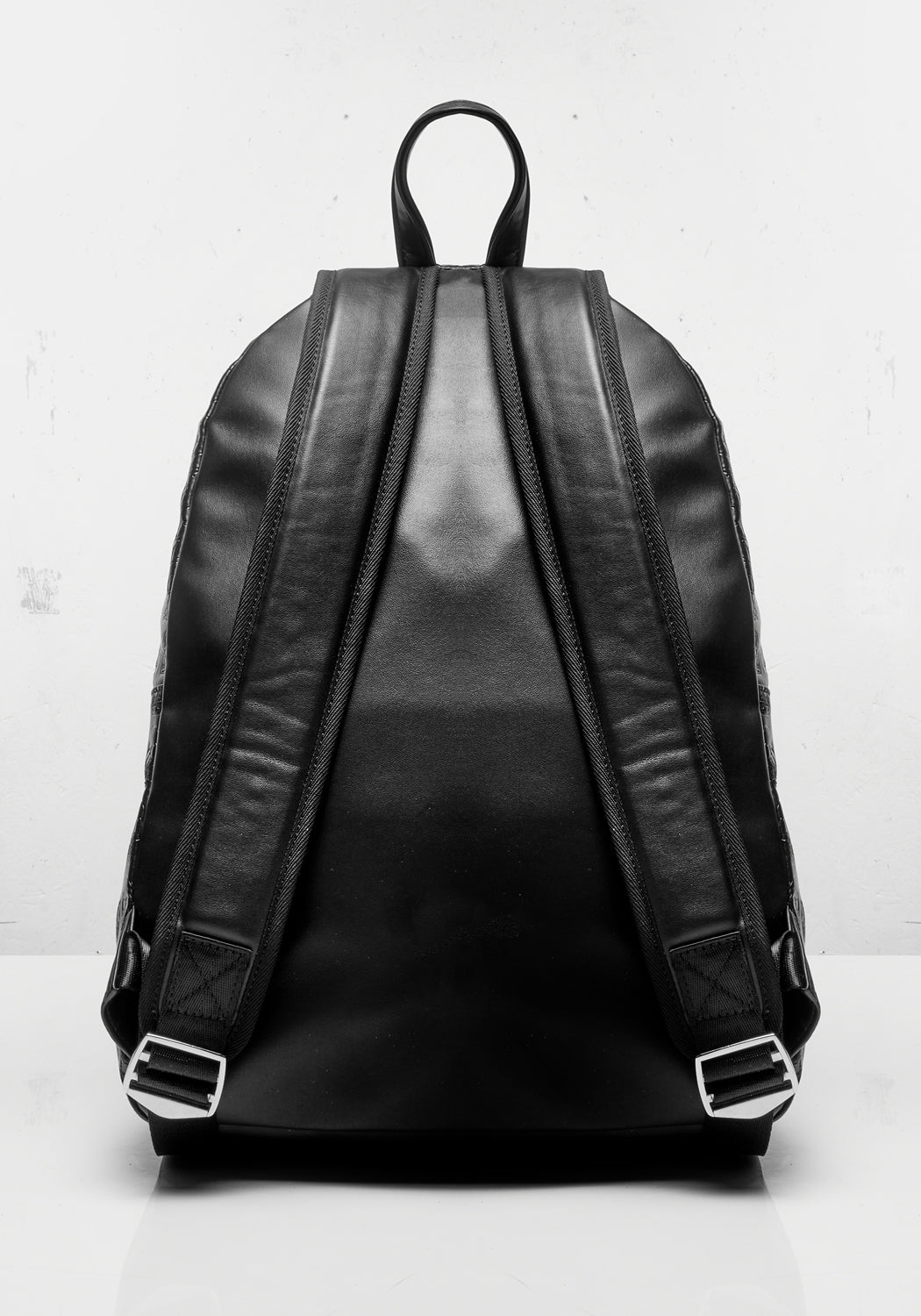 Gothic Skull Backpack - Faux Leather with Debossed Design & Adjustable Straps