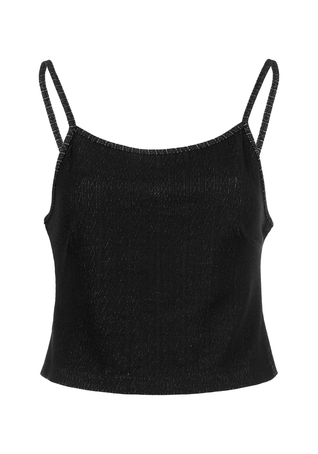Black Pointelle Lounge Cami with Bust Darts | Morana
