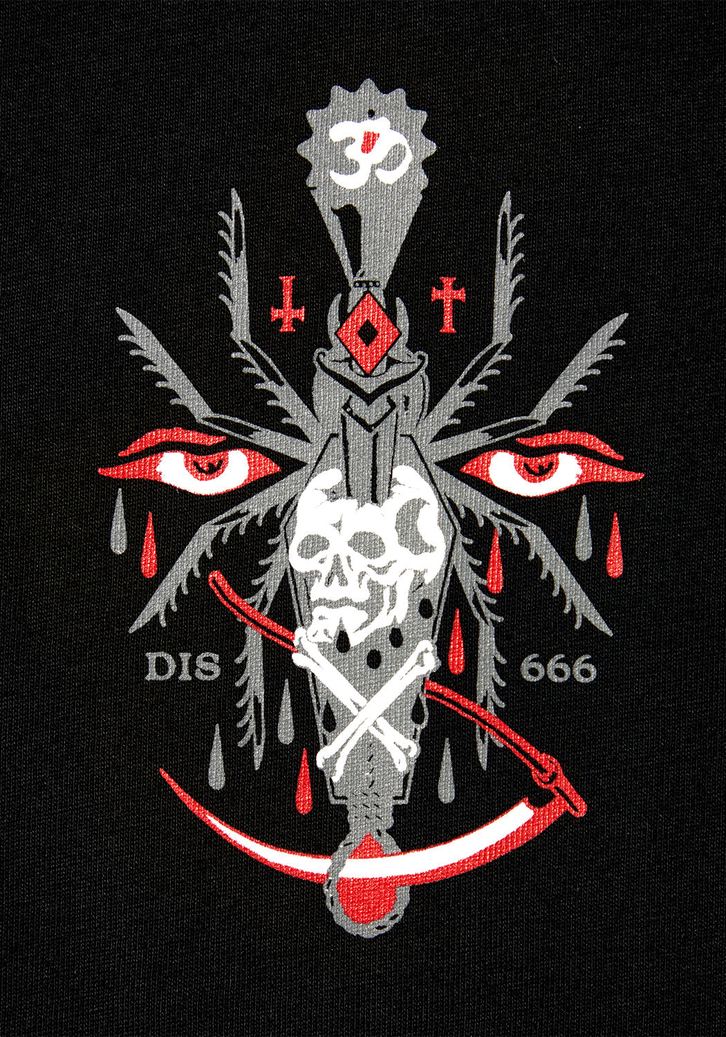 Occult Print Unisex T-Shirt | Esoteric Black Cotton Tee