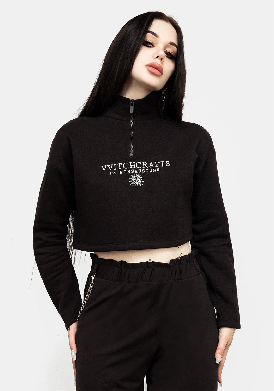Embroidered Witch Sweatshirt | Oversized & Fleecy | Craftwitch