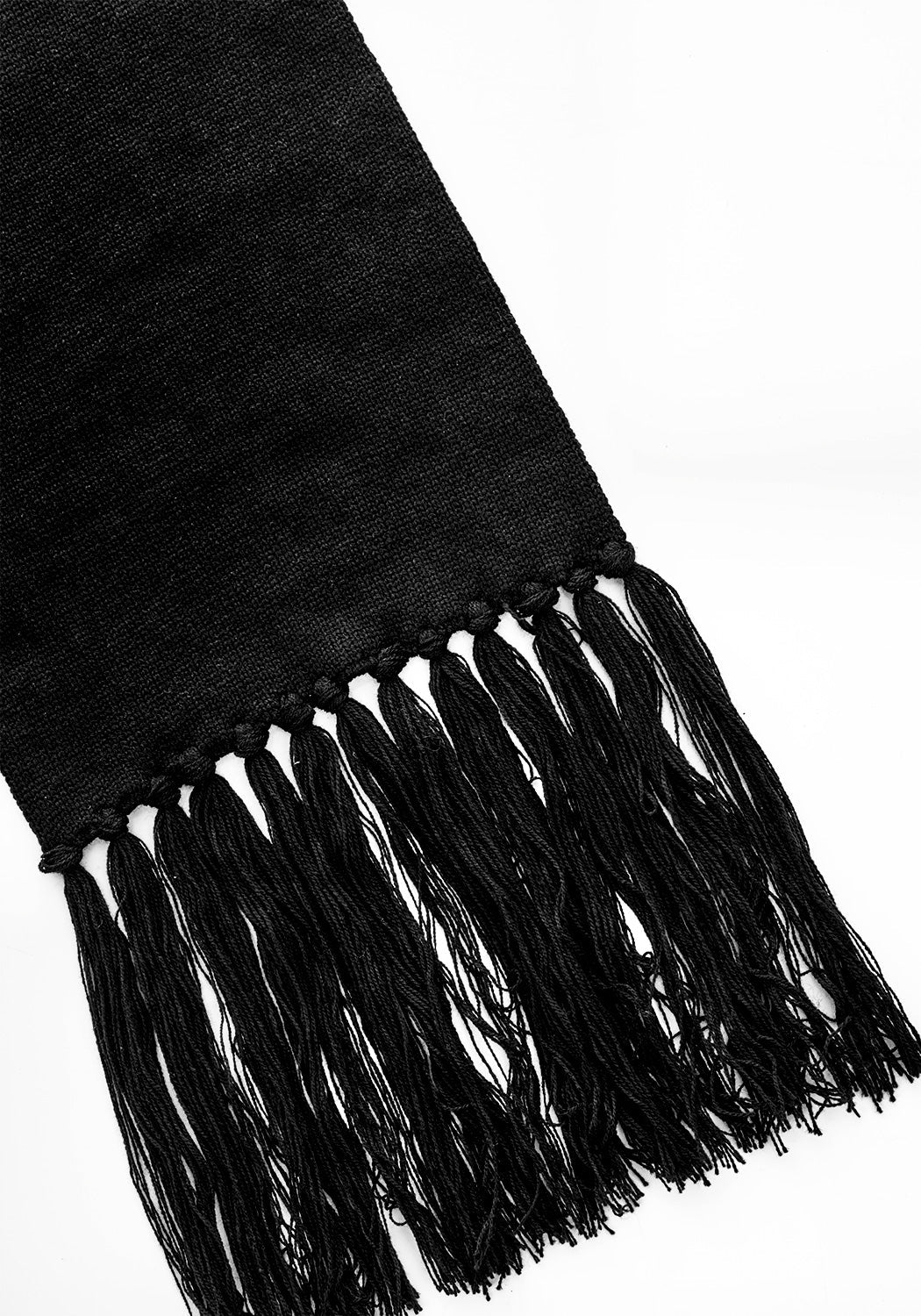 Chunky Black & White Football Scarf - Freak of Nature Design | Reversible Cotton-Blend