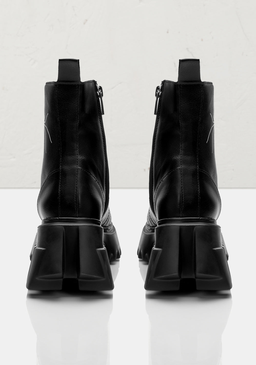 Spider Print Ankle Boots with Ridged Heel | Widow Boots