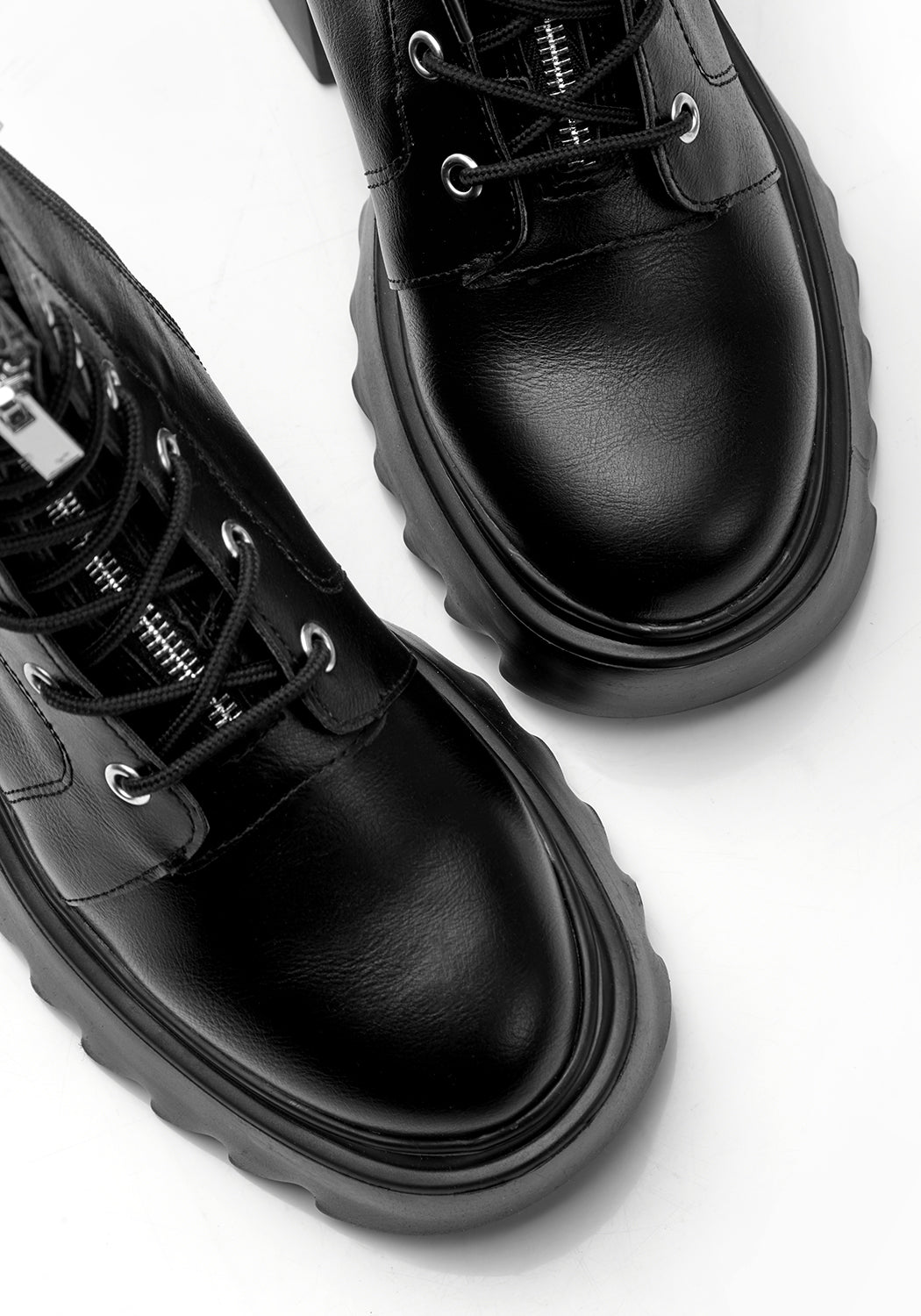 Spider Print Ankle Boots with Ridged Heel | Widow Boots