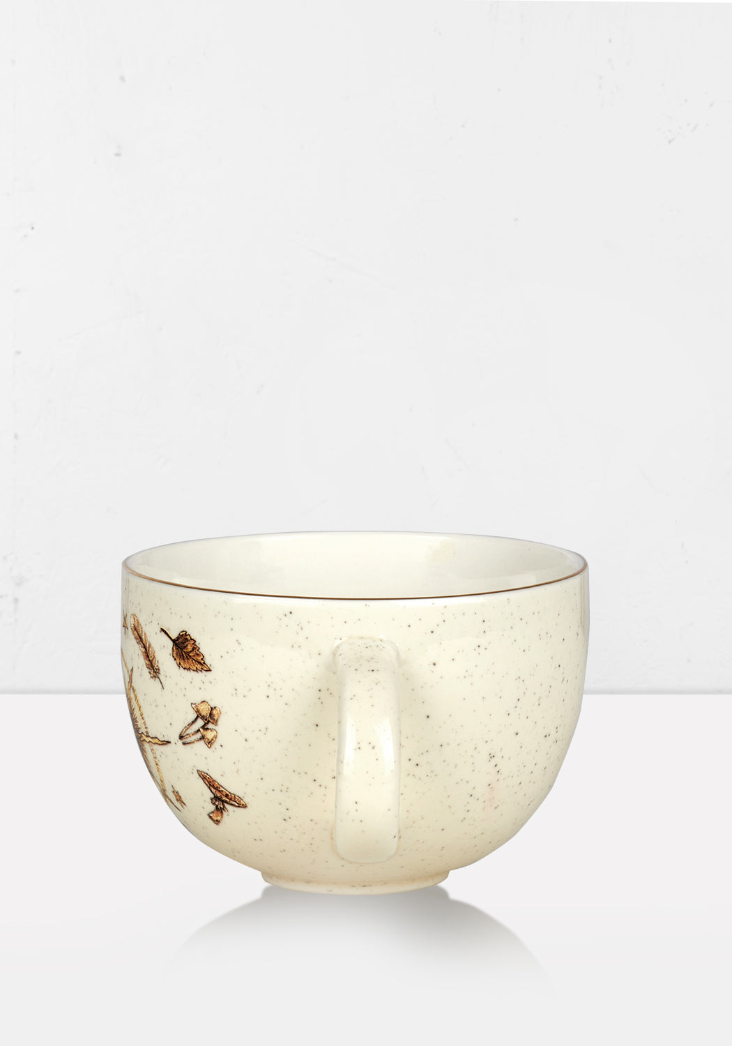 Pagan-Inspired Sun Symbol Mug with Gold Foil Rim | Celestial Cup