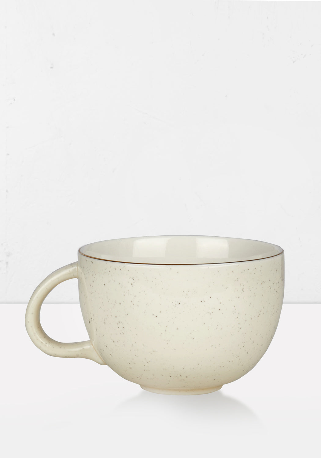 Triple Moon Goddess Ceramic Cup with Gold Rim | Pagan Tea Mug