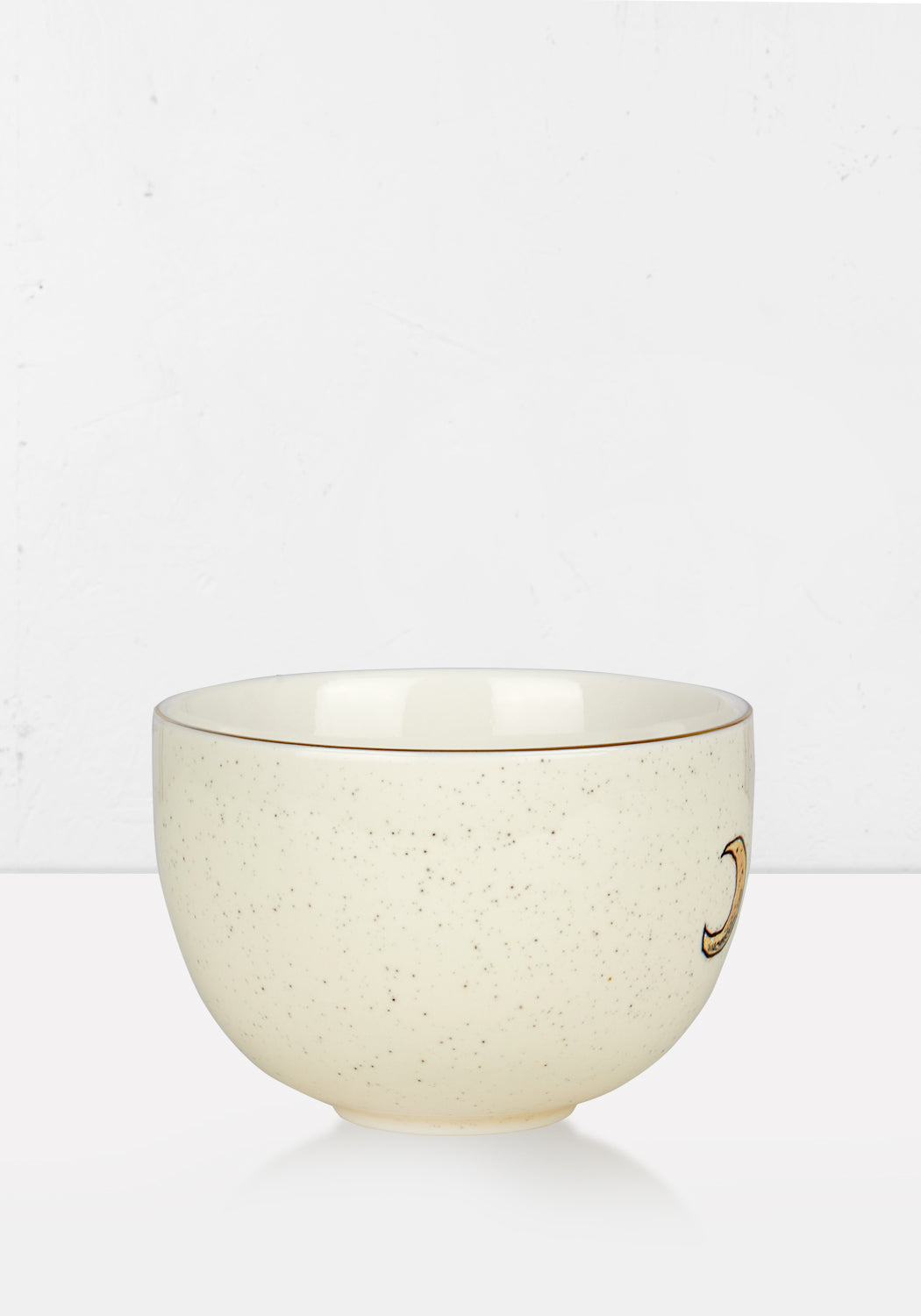 Triple Moon Goddess Ceramic Cup with Gold Rim | Pagan Tea Mug