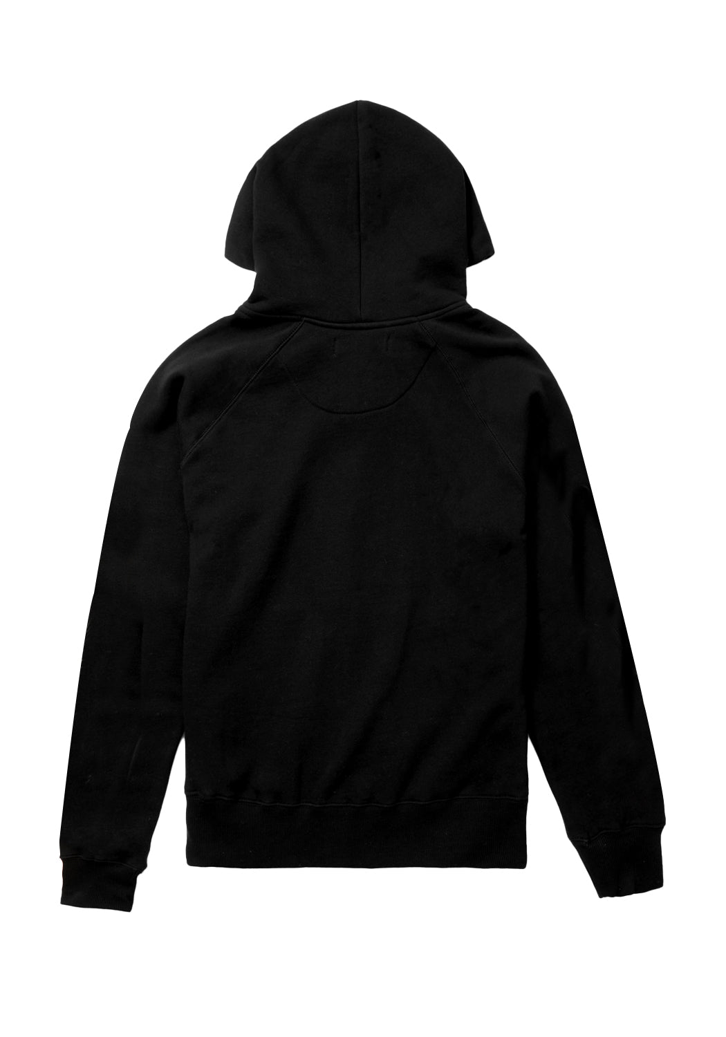 Black Oversized Pullover Hoodie with Magical Print | Mystic
