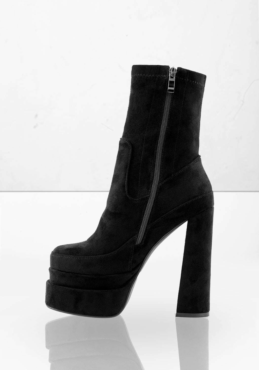 70s Celestial Sock Platform Boots with Block Heel | SOL
