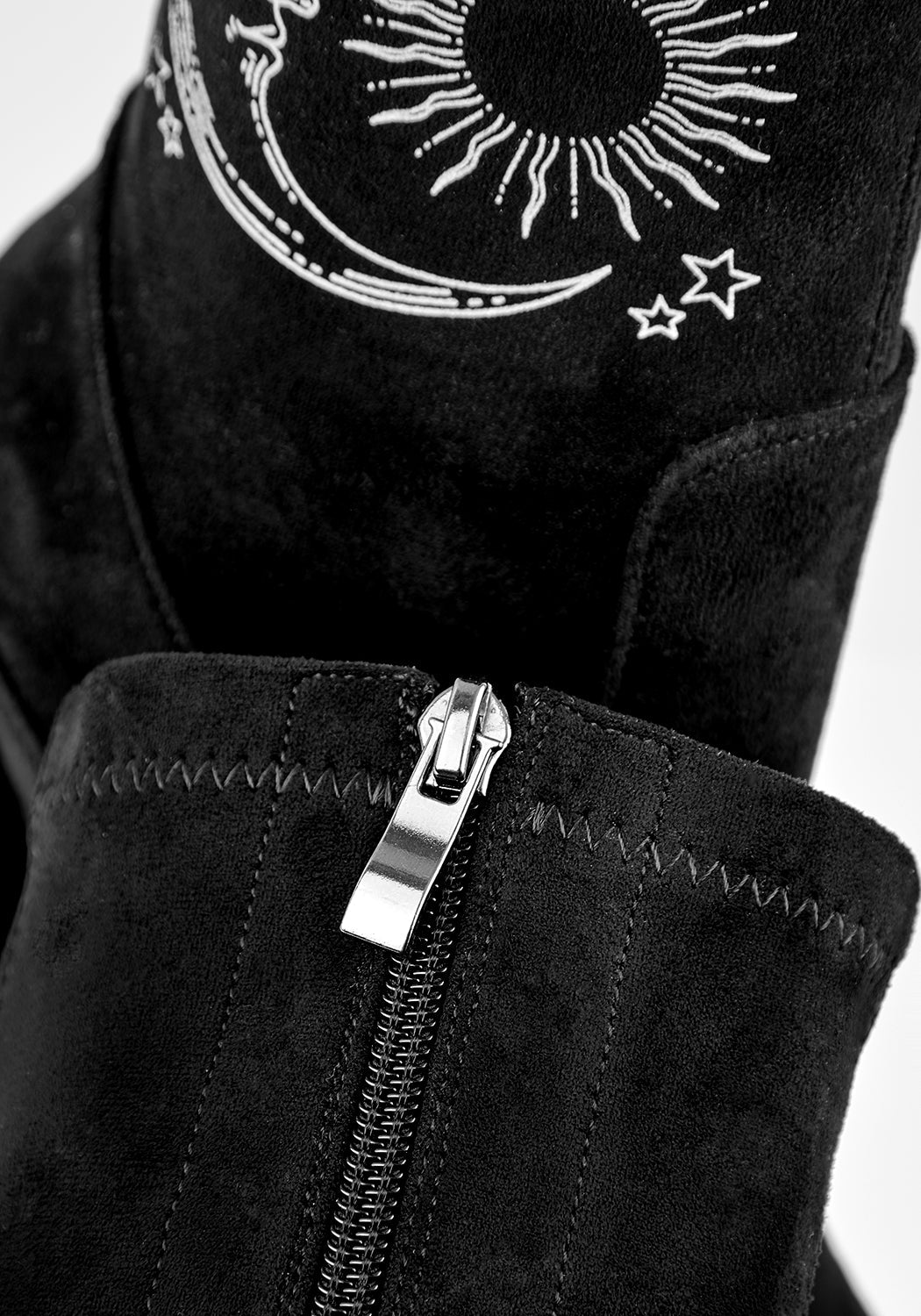 70s Celestial Sock Platform Boots with Block Heel | SOL