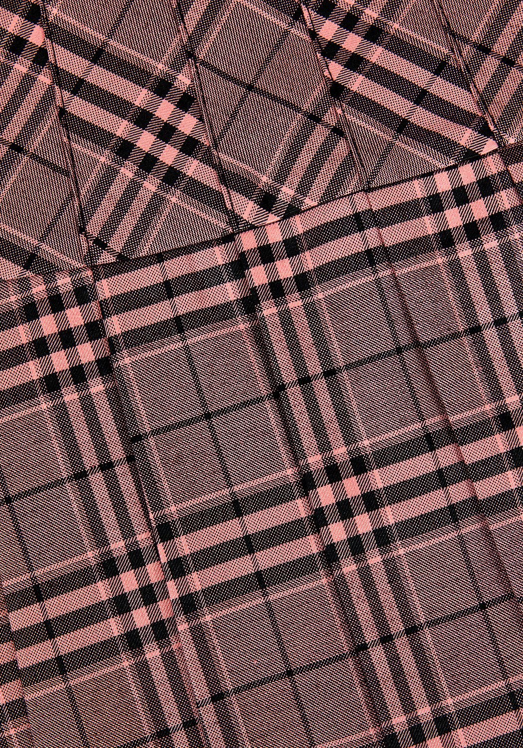 Pink & Black Check Mini Tennis Skirt with Pleats | Lovebuzz