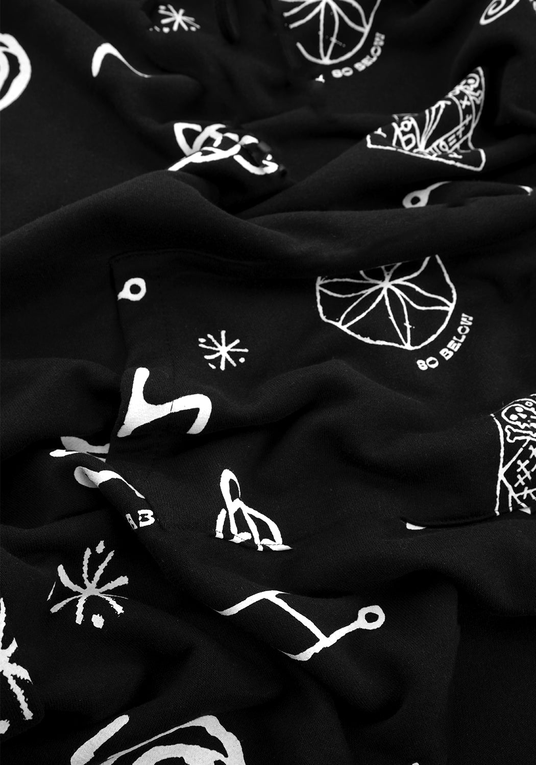 Black Cropped Long Sleeve Tee | Soft Cotton Crew Neck | Above Below