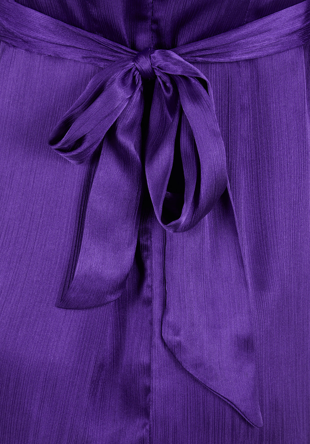 Violet Mini Dress with Sweetheart Neckline & Flared Cuffs | BIANCA