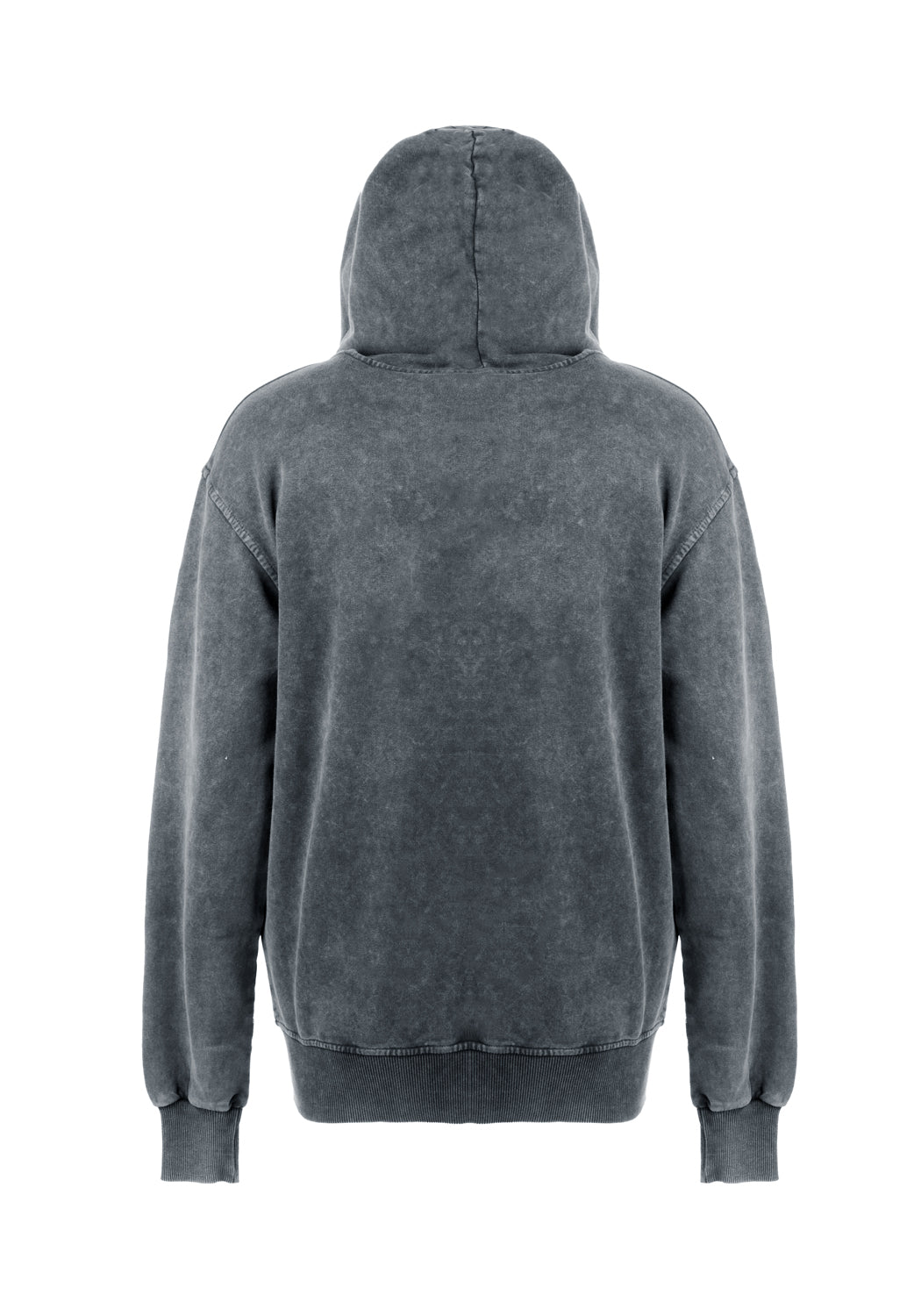 Devil Grey Acid Wash Pullover Hoody | Unisex Cotton Hoodie