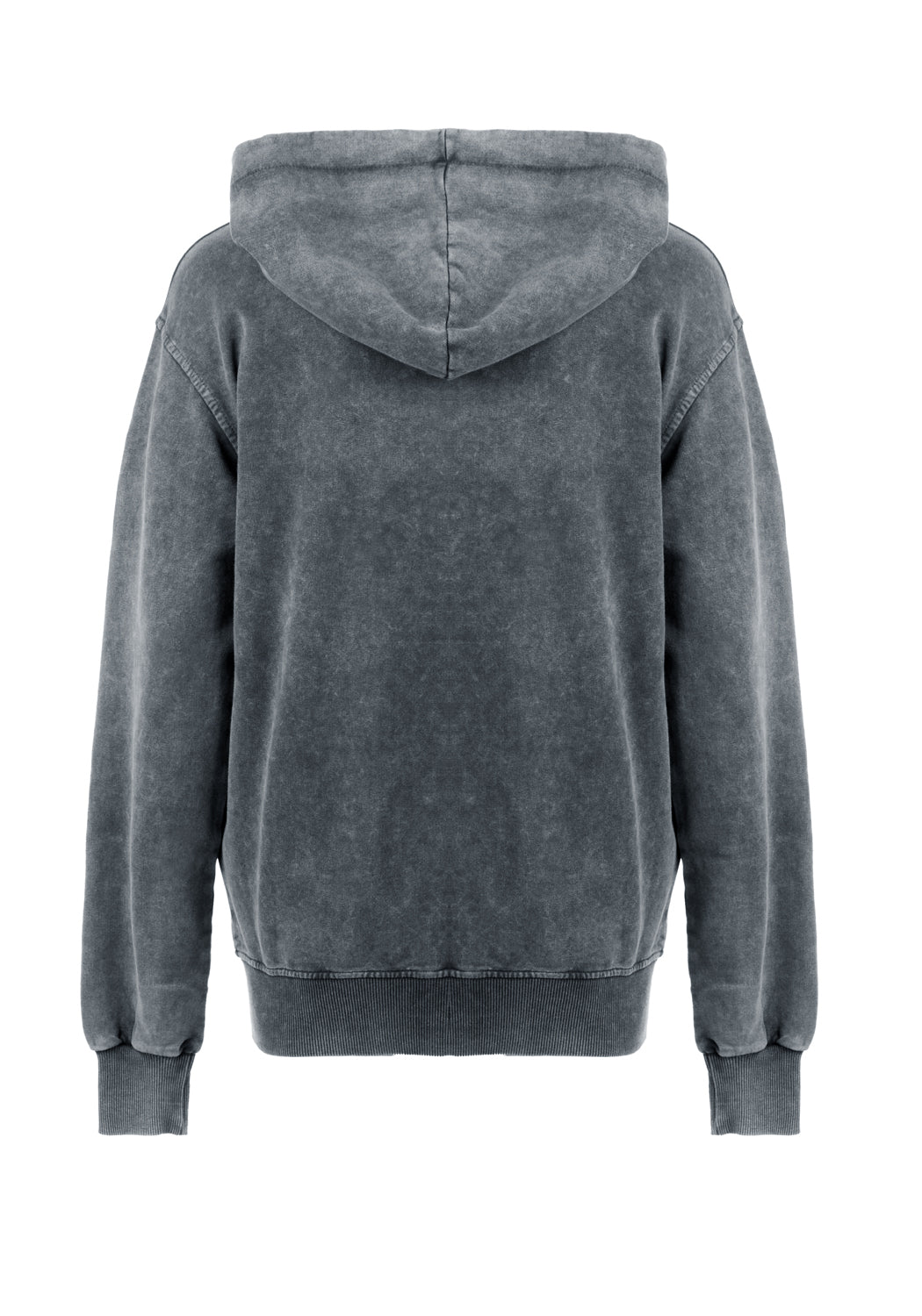 Devil Grey Acid Wash Pullover Hoody | Unisex Cotton Hoodie
