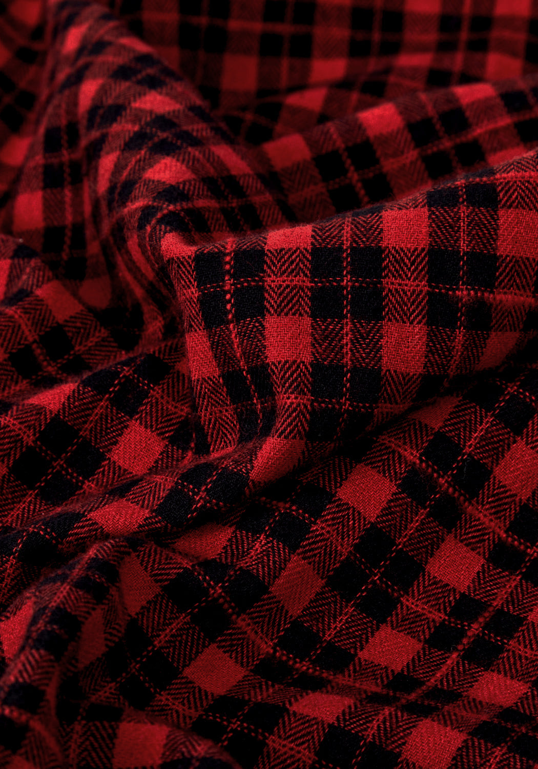 Red and Black Check Midi Dress with Elastic Waist | Dreadful
