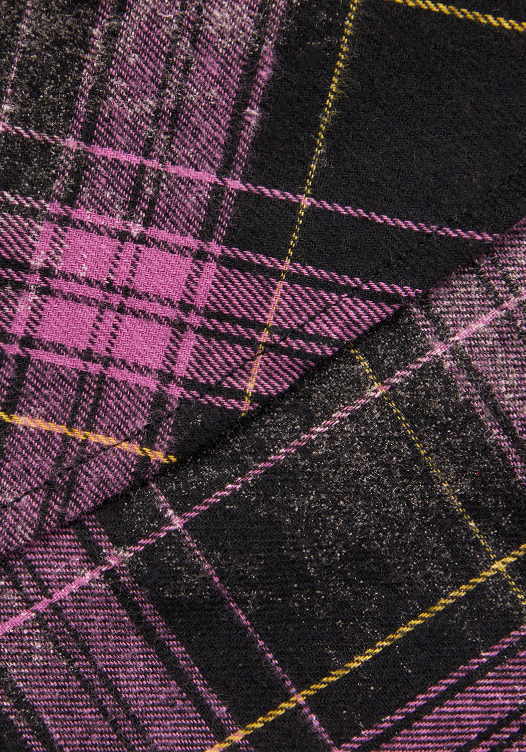 Pink & Black Check Mini Kilt Skirt with Faux Leather Buckle | Crush