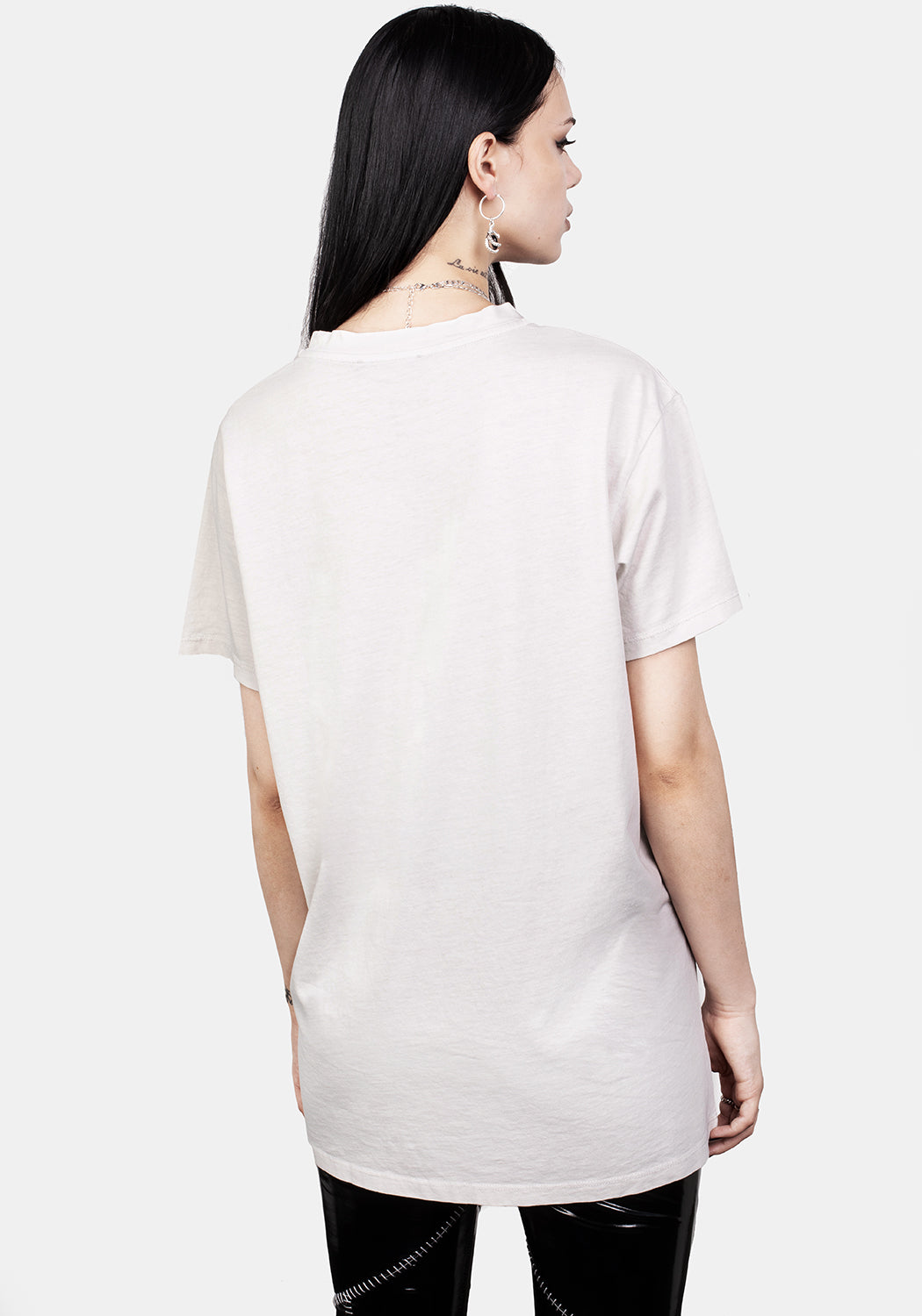 Vintage Washed Off-White Graphic T-Shirt | Sad Poets