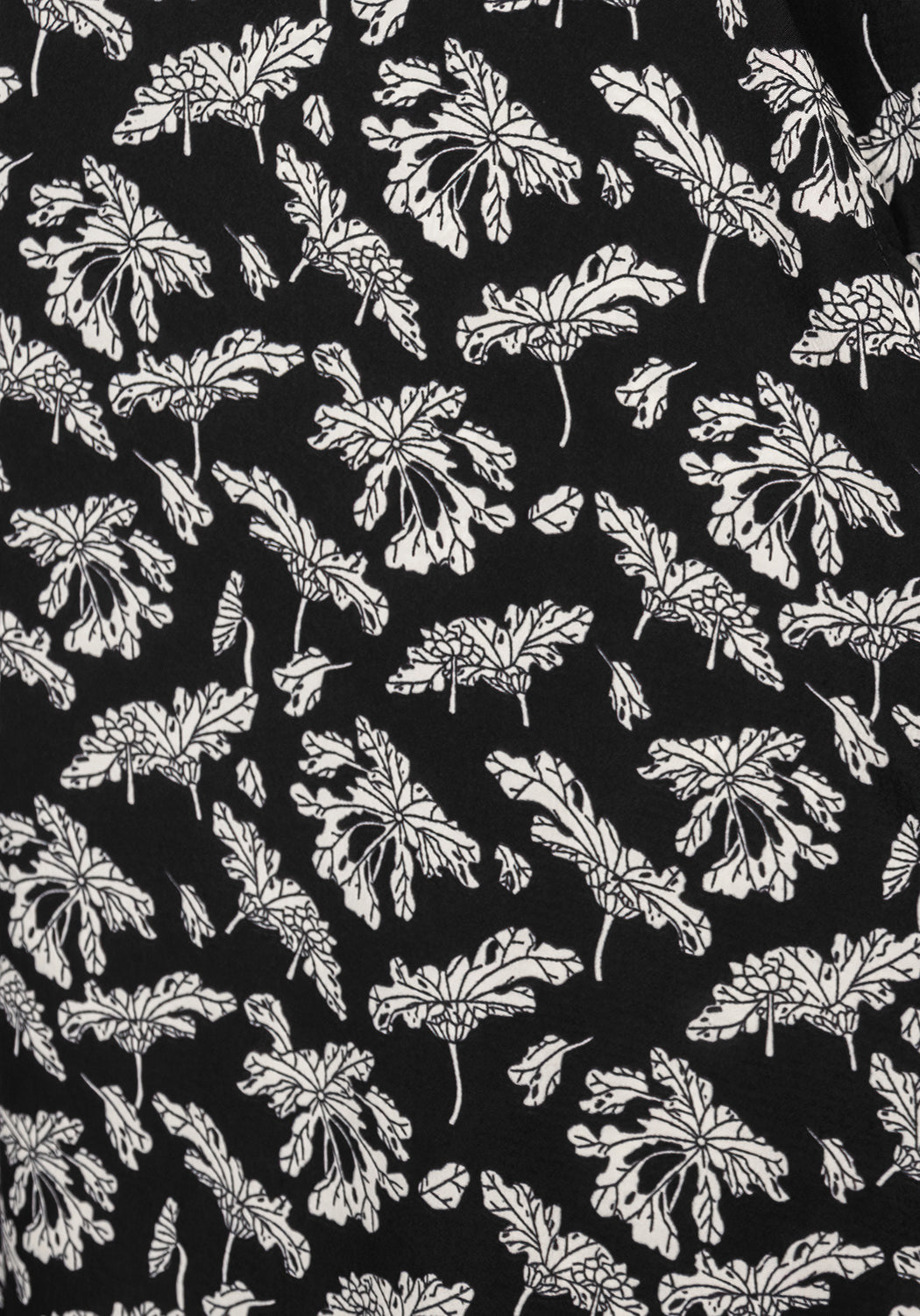 Black Floral Wrap Dress with Handkerchief Hem | Titania