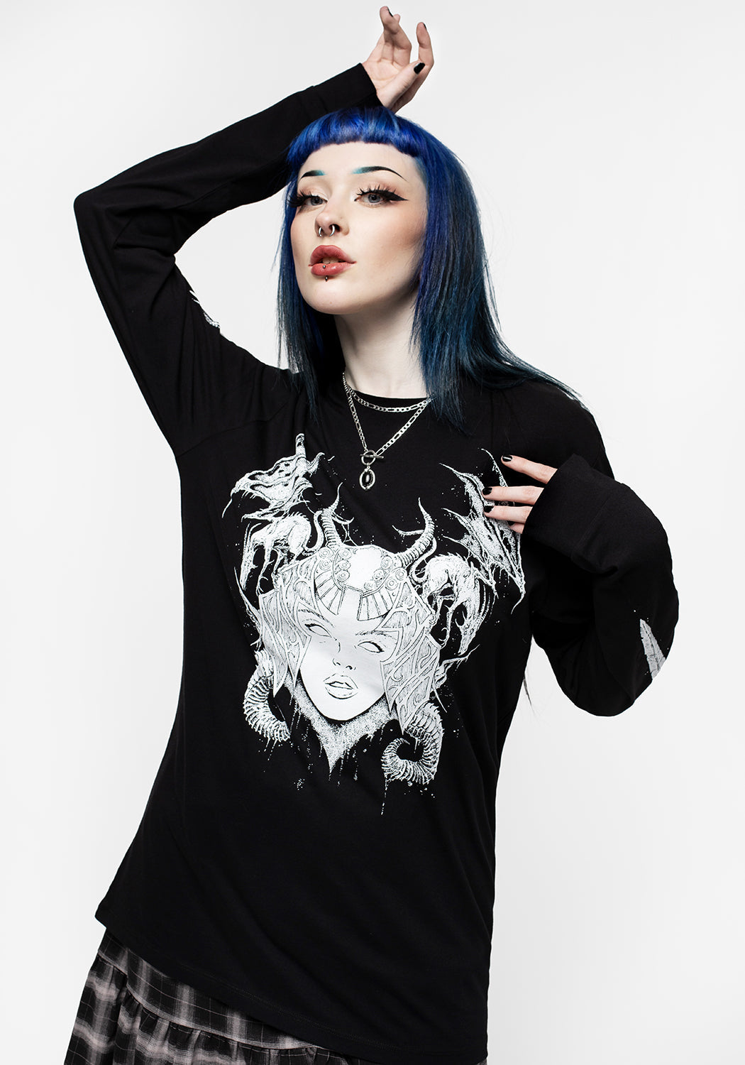 Celtic Dragon Warrior Long Sleeve T-Shirt | Kilgharrah Dragons