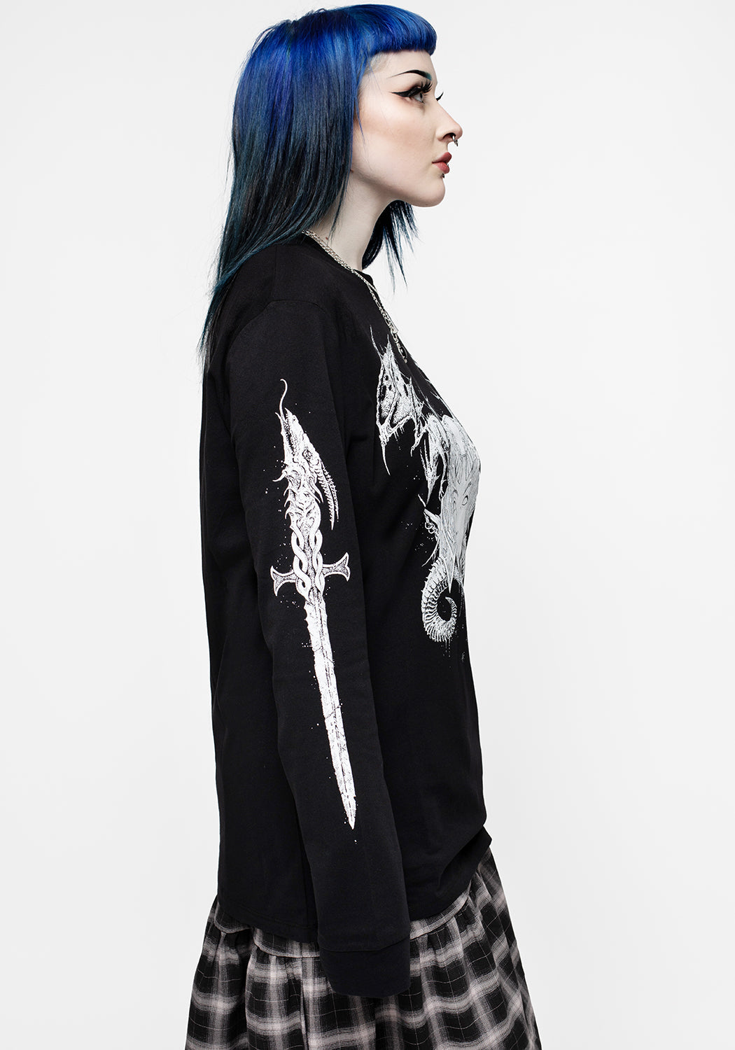 Celtic Dragon Warrior Long Sleeve T-Shirt | Kilgharrah Dragons