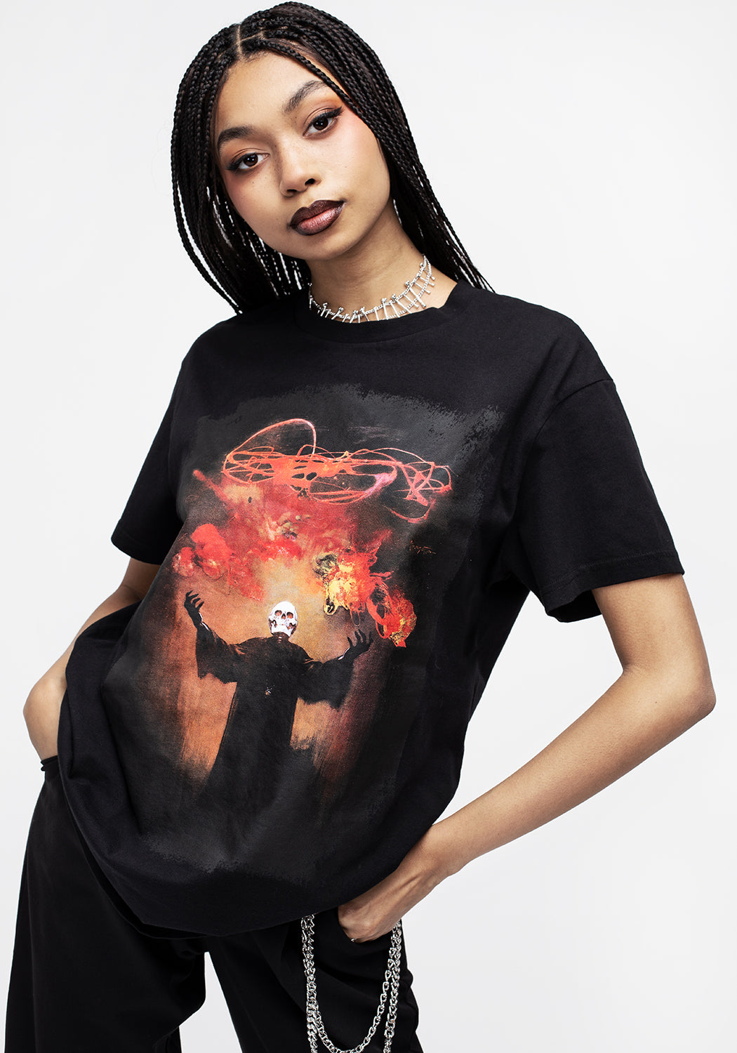 Frank Frazetta Devil's Generation Graphic T-Shirt | Disturbia Collab