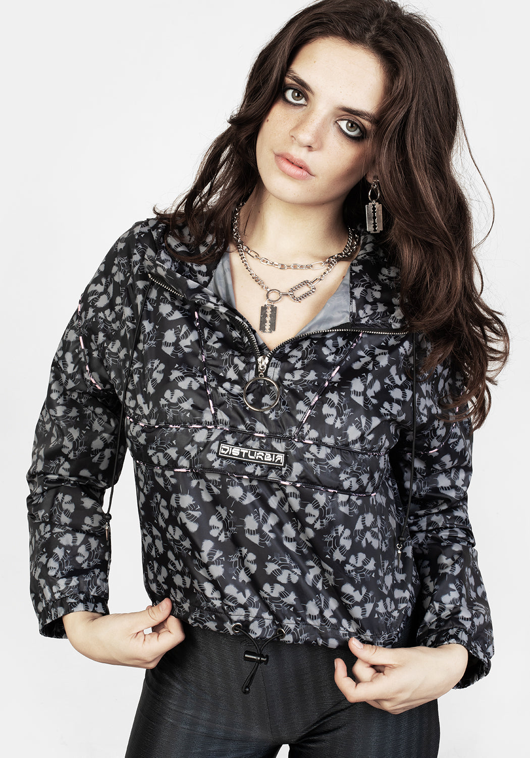 Waterproof Cropped Anorak Jacket with Hood | Electra