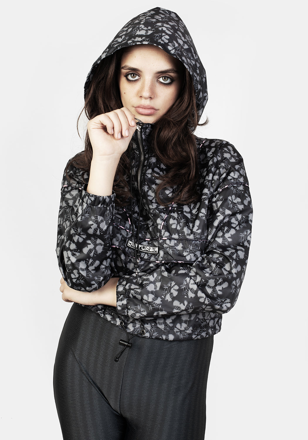Waterproof Cropped Anorak Jacket with Hood | Electra